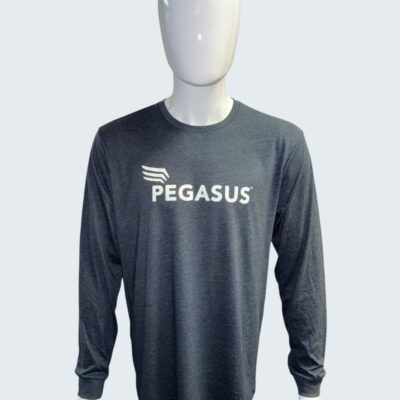 Pegasus Grey Unisex/Men's Long Sleeve Shirt